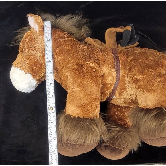 Vintage Retired Build-A-Bear Workshop Clydesdale Horse with Saddle - Picture 7 of 15